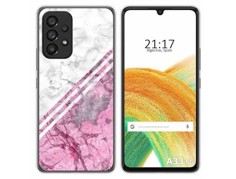 Funda para Samsung Galaxy A33 5G TUMUNDOSMARTPHONE Dibujos Mármol 03 Multicolor