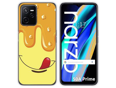Funda para Realme Narzo 50A Prime TUMUNDOSMARTPHONE Dibujos Helado Vainilla Multicolor