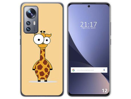 Funda para Xiaomi 12 / 12X 5G TUMUNDOSMARTPHONE Dibujos Jirafa Multicolor