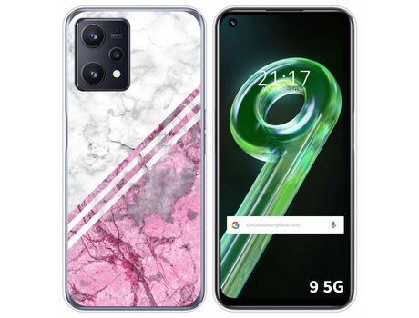 Funda para Realme 9 5G TUMUNDOSMARTPHONE Dibujos Mármol 03 Multicolor