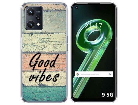 Funda para Realme 9 5G TUMUNDOSMARTPHONE Dibujos Madera 01 Multicolor