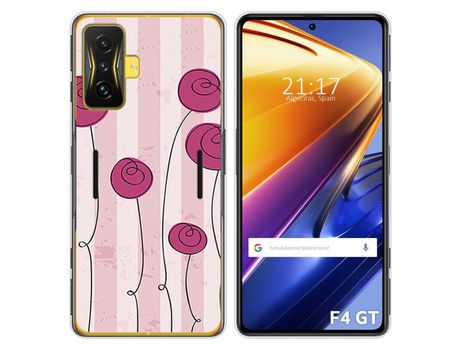 Funda para Xiaomi Poco F4 GT 5G TUMUNDOSMARTPHONE Dibujos Flores Vintage Multicolor