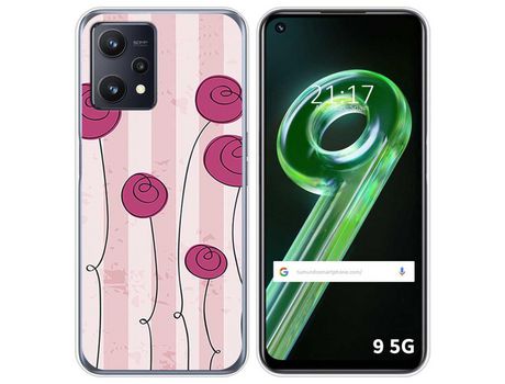 Funda para Realme 9 5G TUMUNDOSMARTPHONE Dibujos Flores Vintage Multicolor