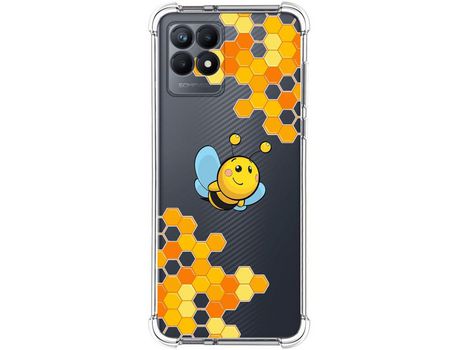 Funda para Realme Narzo 50 TUMUNDOSMARTPHONE Dibujos Antigolpes Abeja Multicolor