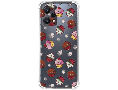 Funda para Realme 9 5G TUMUNDOSMARTPHONE Dibujos Antigolpes Muffins Multicolor