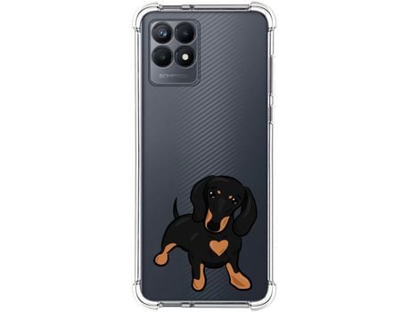 Funda para Realme Narzo 50 TUMUNDOSMARTPHONE Dibujos Antigolpes Perros 04 Multicolor