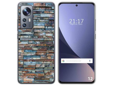 Funda para Xiaomi 12 / 12X 5G TUMUNDOSMARTPHONE Dibujos Ladrillo 05 Multicolor