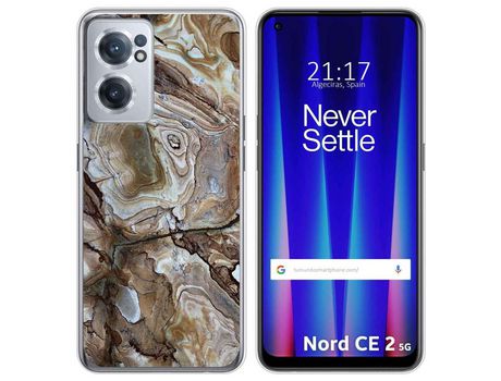 Funda para Oneplus Nord CE 2 5G TUMUNDOSMARTPHONE Dibujos Mármol 14 Multicolor