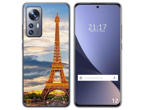 Funda para Xiaomi 12 / 12X 5G TUMUNDOSMARTPHONE Dibujos Paris Multicolor