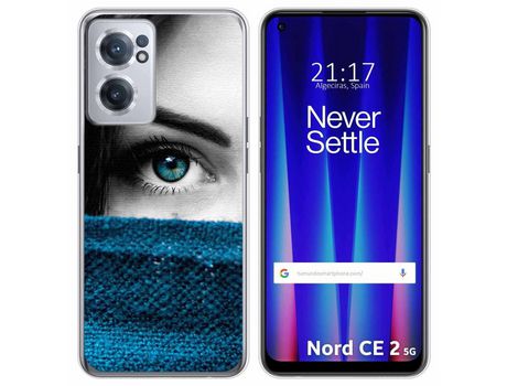 Funda para Oneplus Nord CE 2 5G TUMUNDOSMARTPHONE Dibujos Ojo Multicolor