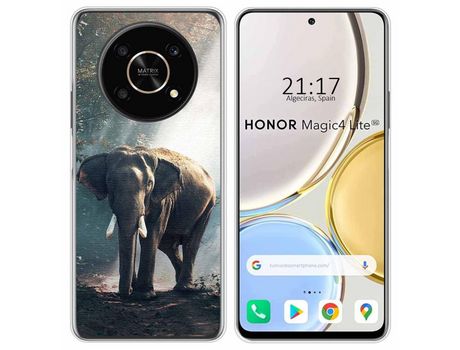 Funda para Huawei Honor Magic 4 Lite TUMUNDOSMARTPHONE Dibujos Elefante Multicolor