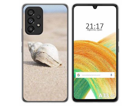 Funda para Samsung Galaxy A33 5G TUMUNDOSMARTPHONE Dibujos Concha Multicolor