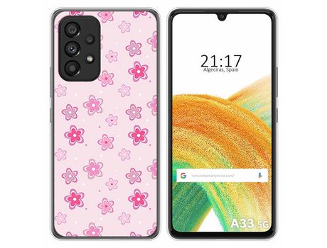 Funda para Samsung Galaxy A33 5G TUMUNDOSMARTPHONE Dibujos Flores Multicolor