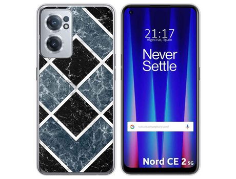 Funda para Oneplus Nord CE 2 5G TUMUNDOSMARTPHONE Dibujos Mármol 06 Multicolor