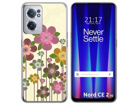 Funda para Oneplus Nord CE 2 5G TUMUNDOSMARTPHONE Dibujos Primavera En Flor Multicolor