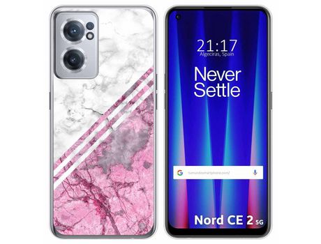 Funda para Oneplus Nord CE 2 5G TUMUNDOSMARTPHONE Dibujos Mármol 03 Multicolor