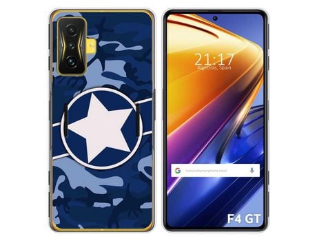 Funda para Xiaomi Poco F4 GT 5G TUMUNDOSMARTPHONE Dibujos Camuflaje 03 Multicolor
