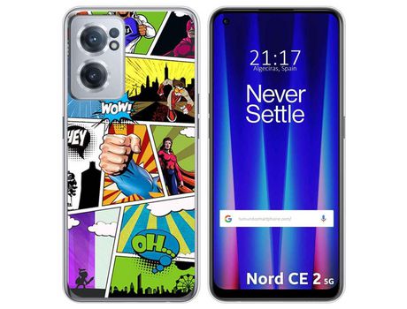 Funda para Oneplus Nord CE 2 5G TUMUNDOSMARTPHONE Dibujos Comic Multicolor