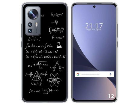 Funda para Xiaomi 12 / 12X 5G TUMUNDOSMARTPHONE Dibujos Formulas Multicolor