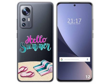 Funda para Xiaomi 12 / 12X 5G TUMUNDOSMARTPHONE Dibujos Transparente Summer Multicolor