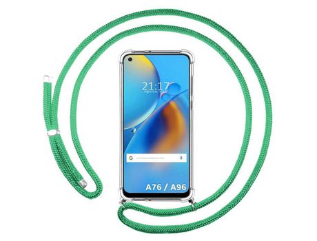 Funda para Oppo A76 / A96 TUMUNDOSMARTPHONE Colgante Verde