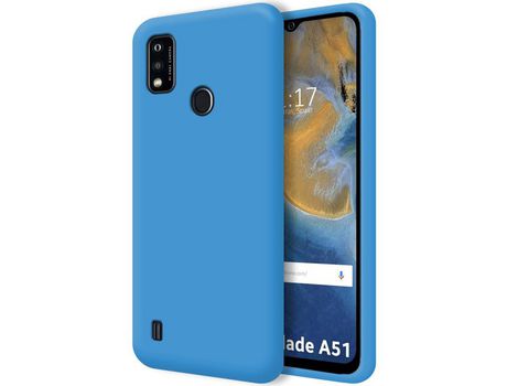 Funda para ZTE Blade A51 TUMUNDOSMARTPHONE Silicona Líquida Azul
