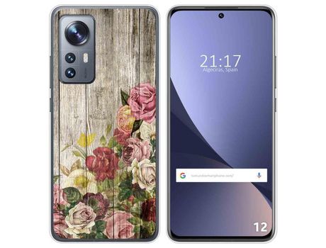 Funda para Xiaomi 12 / 12X 5G TUMUNDOSMARTPHONE Dibujos Madera 08 Multicolor