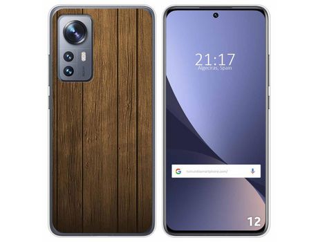 Funda para Xiaomi 12 / 12X 5G TUMUNDOSMARTPHONE Dibujos Madera Multicolor