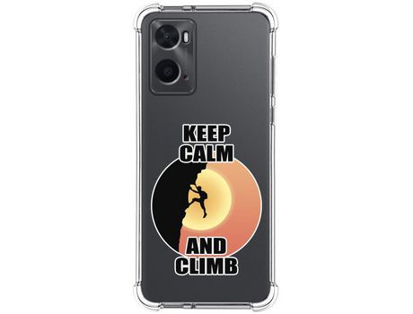 Funda para Oppo A76 / A96 TUMUNDOSMARTPHONE Dibujos Antigolpes Hombre Escalada Multicolor