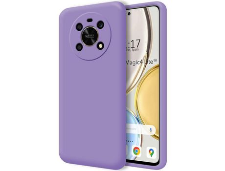 Funda para Huawei Honor Magic 4 Lite TUMUNDOSMARTPHONE Silicona Líquida Morado