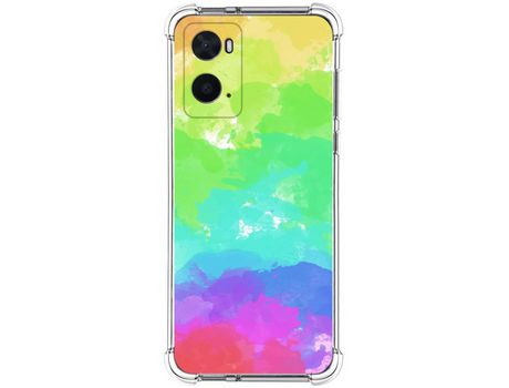 Funda para Oppo A76 / A96 TUMUNDOSMARTPHONE Dibujos Antigolpes Acuarela 03 Multicolor