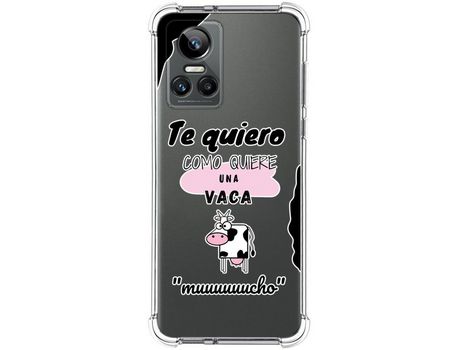 Funda para Realme GT Neo 3 5G TUMUNDOSMARTPHONE Dibujos Antigolpes Vaca Multicolor