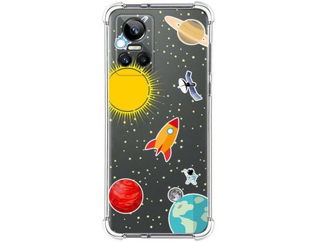 Funda para Realme GT Neo 3 5G TUMUNDOSMARTPHONE Dibujos Antigolpes Espacio Multicolor
