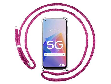 Funda para Oppo A96 5G TUMUNDOSMARTPHONE Colgante Rosa