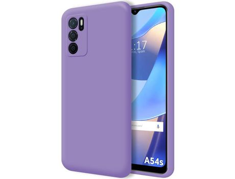 Funda para Oppo A54s TUMUNDOSMARTPHONE Silicona Líquida Morado