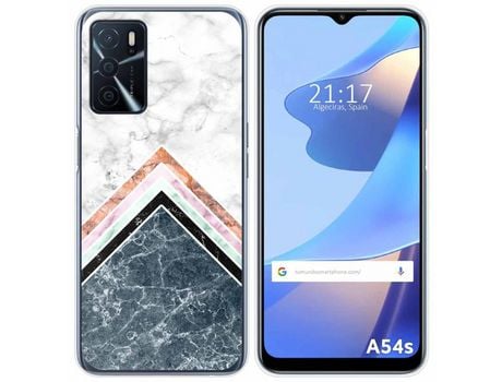 Funda para Oppo A54s TUMUNDOSMARTPHONE Dibujos Mármol 05 Multicolor