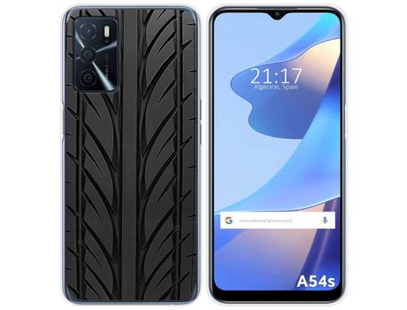 Funda para Oppo A54s TUMUNDOSMARTPHONE Dibujos Neumatico Multicolor