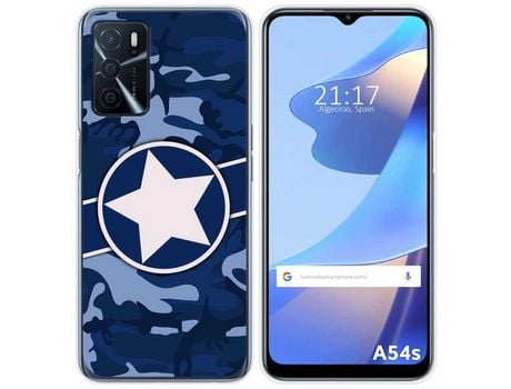 Funda para Oppo A54s TUMUNDOSMARTPHONE Dibujos Camuflaje 03 Multicolor