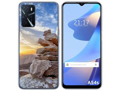 Funda para Oppo A54s TUMUNDOSMARTPHONE Dibujos Sunset Multicolor