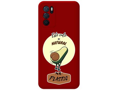 Funda para Oppo A54s TUMUNDOSMARTPHONE Silicona Líquida Dibujos Natural Rojo