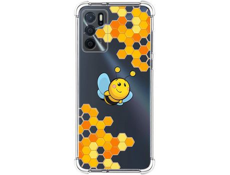 Funda para Oppo A54s TUMUNDOSMARTPHONE Dibujos Antigolpes Abeja Multicolor