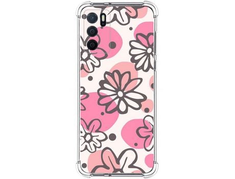 Funda para Oppo A54s TUMUNDOSMARTPHONE Dibujos Antigolpes Flores 09 Multicolor