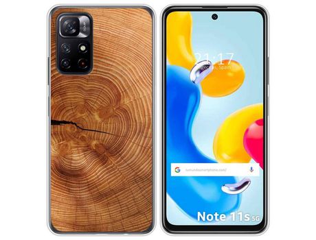 Funda para Xiaomi Redmi Note 11s 5G TUMUNDOSMARTPHONE Dibujos Madera 04 Multicolor