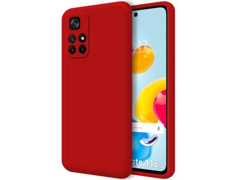 Funda para Xiaomi Redmi Note 11s 5G TUMUNDOSMARTPHONE Silicona Líquida Rojo