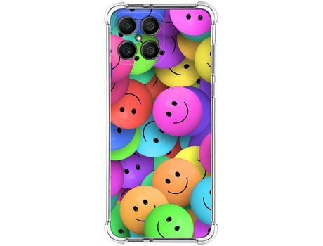 Funda para Huawei Honor X8 TUMUNDOSMARTPHONE Dibujos Antigolpes Smile Multicolor