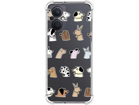 Funda para Oppo A96 5G TUMUNDOSMARTPHONE Dibujos Antigolpes Perros Multicolor