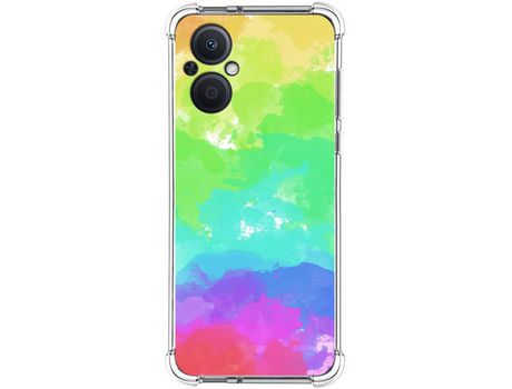 Funda para Oppo A96 5G TUMUNDOSMARTPHONE Dibujos Antigolpes Acuarela 03 Multicolor