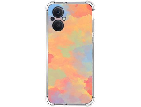 Funda para Oppo A96 5G TUMUNDOSMARTPHONE Dibujos Antigolpes Acuarela 08 Multicolor