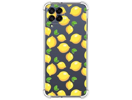 Funda para Samsung Galaxy M53 5G TUMUNDOSMARTPHONE Dibujos Antigolpes Limones Multicolor