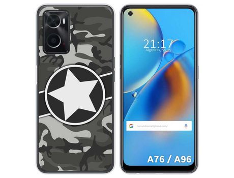 Funda para Oppo A76 / A96 TUMUNDOSMARTPHONE Dibujos Camuflaje 02 Multicolor